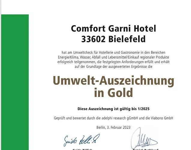 Hotel Comfort Garni Stadtzentrum 3*
